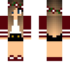 maroon tumblr girl