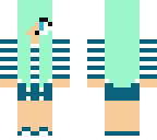 mint pastal girl