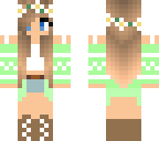 minty cute spring girl