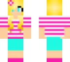 neon summer girl
