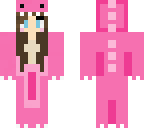 pink dinosaur girl