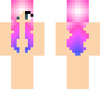 pink sunset girl