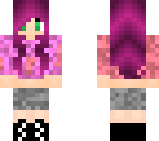 purple haired girl