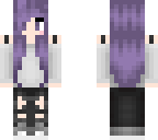 purple ripped jeans
