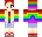 rainbow perky girl