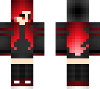 red and black