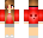 red slime hoodie girl