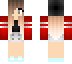 red teen girl