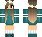 teal sweater girl