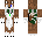 wolf with a slytehrin scarf