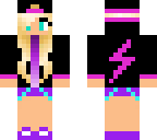 blonde lightning girl