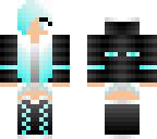 blue enderman girl