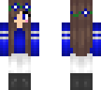 blue girl