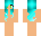 blue girl template