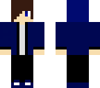 blue hoodie boy