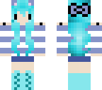 blue kitten girl