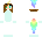 brown haired unicorn onesie girl