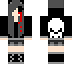 cat girl headphones crying blood