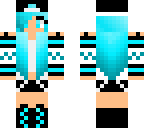 cool blue girl