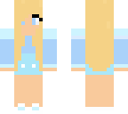 cute blue girl