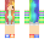cute rainbow girl