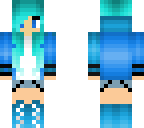 edited blue girl