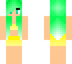 girl base green hair