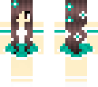 green ballerina girl
