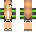 green cat girl