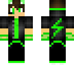 green gamer wolf