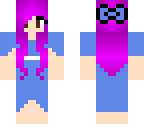 magenta girl