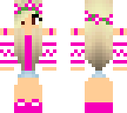 pink sweater girl