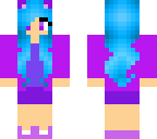 purple cat girl