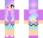 rainbow hair girl
