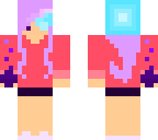 a girl with powers