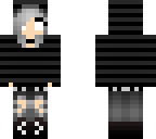 better black and gray hoodie girl