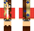 blonde-brunette country girl