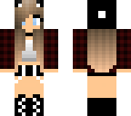 cat plaid girl