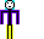 flashy stick man