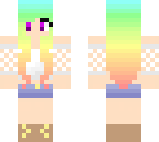 kawaii rainbow girl