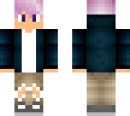 me with pink hair