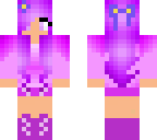 purple summer girl