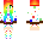 rainbow cake girl edit