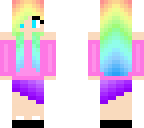 rainbow girl