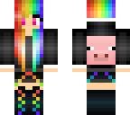 rainbow pig