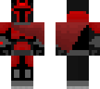 red mandalorian comando