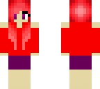 scarlet shirted girl