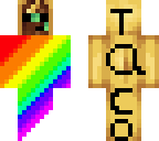 taco rainbow slime
