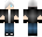 white haired boy