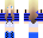 blond summer girl